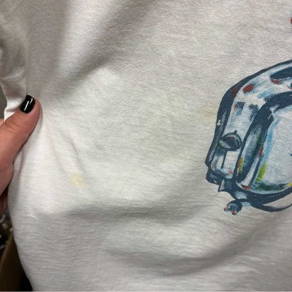 Pearl Jam White Freak Puppet Vintage Tour Double Sided Concert T-Shirt Large L - Picture 5 of 7